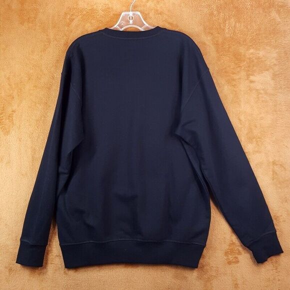 JW ANDERSON Sweatshirt Mens Large Black Pullover Crew Swirl Logo Cotton $310 - Picture 4 of 8